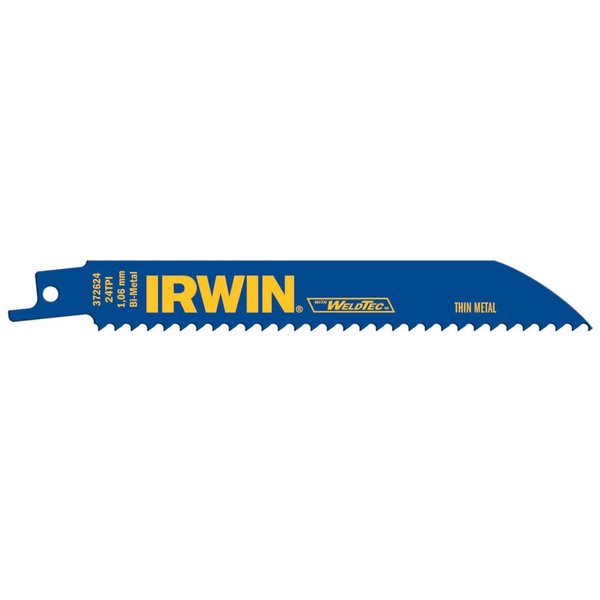 Irwin 6 in L x 24 TPI Bi-Metal 372624P5